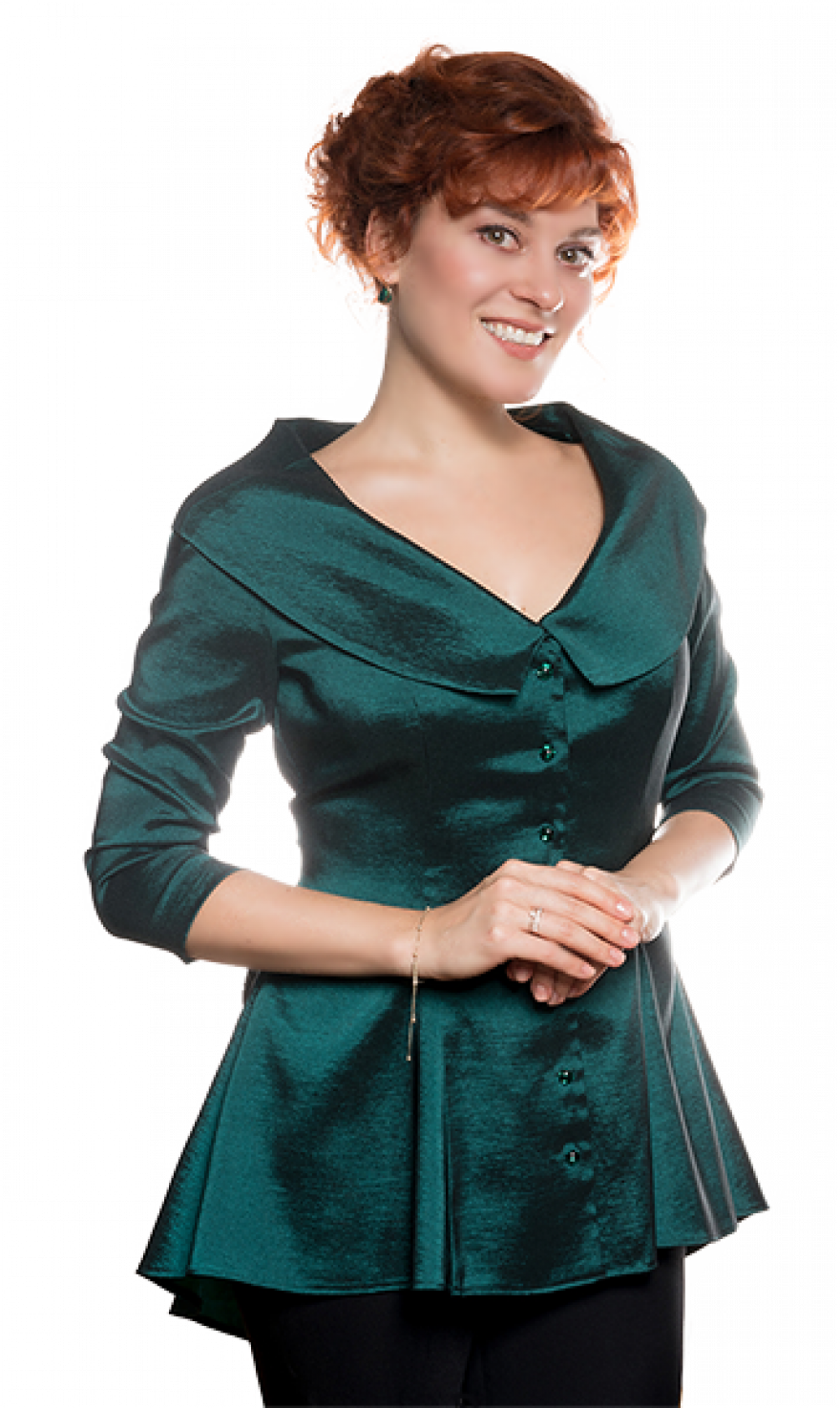 Pianistin Yuliya Drogalova schaut freundlich in die Kamera